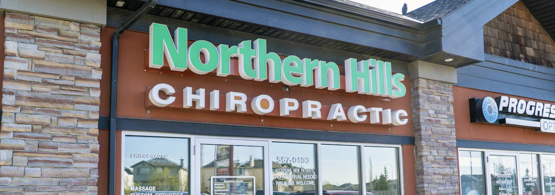 Northern Hills Chiropractic | Exterior | Northern Hills Chiropractic | North Calgary AB